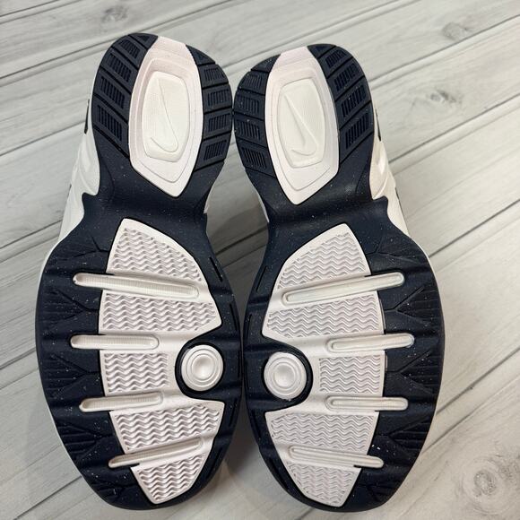 Nike Air Monarch IV White Navy Dad Shoes 4E Wide Sneakers Men’s 7.5 Retro main image 5